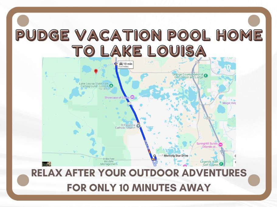 Pudge Vacation Poolspa Home Near Disney Orlando Exterior photo